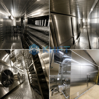 KHFT Automatische IQF Spirale Vriesmachine voor Vlees, Zeevruchten, Pluimvee, Bakkerijproducten en Snelgevroren Voedselverwerking