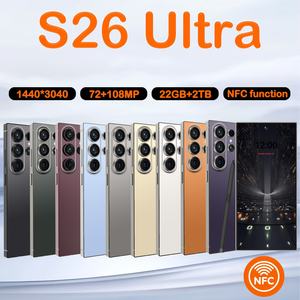 Smartphone Original S26 ULTRA 5G, Écran HD 7,3 Pouces, Processeur MTK Deca Core, 22 Go + 1 To, Téléphone avec NFC - Product Image 1
