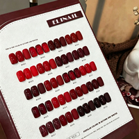 Kit de vernis à ongles gel mat et brillant, nuancier de couleurs unies opaques, 120 teintes, vernis gel UV à retirer par trempage pour studio de nail art