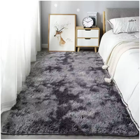 Tapis et carpettes modernes de luxe, doux et moelleux, antidérapants, en fausse fourrure à poils longs, confortables et luxueux