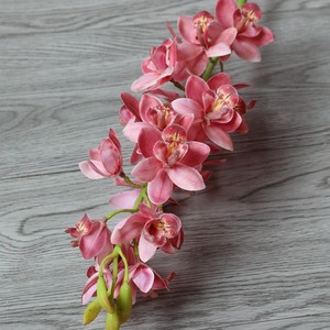 Orquídea Cymbidium de 80 cm con Recubrimiento de Látex, Flor Artificial Realista para Decoración de Fiestas y Hogar, Venta al Por Mayor - Product Image 6