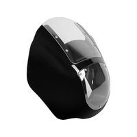 Carénage de phare avant noir brillant pour moto, durable avec pare-brise transparent, compatible avec Harley Dyna FXDL Sportster 1988-2012