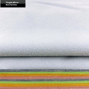 Hai mặt giả da lộn vải cho kính kích thước lớn đảo lụa màn hình điện thoại di động làm sạch ống kính vải trường hợp kính mắt Túi - Product Image 3