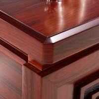 Bureau de direction moderne LBZ-43 - Bureau modulaire extensible en bois écologique de luxe pour PDG/directeur
