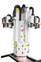 DongSheng 2024 Nouveau Robot de Coulée par Injection à 6 Axes et Quatre Bras, Rotatif Automatique, Breveté, pour la Fabrication de Coques Personnalisées, PLC, Moteur 220V