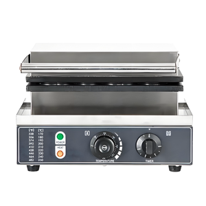 Machine à gaufres électrique commerciale 220 V, 50-300 degrés, antiadhésive, pour gaufres en forme de châtaigne, en acier inoxydable, avec minuteur avancé - Product Image 4