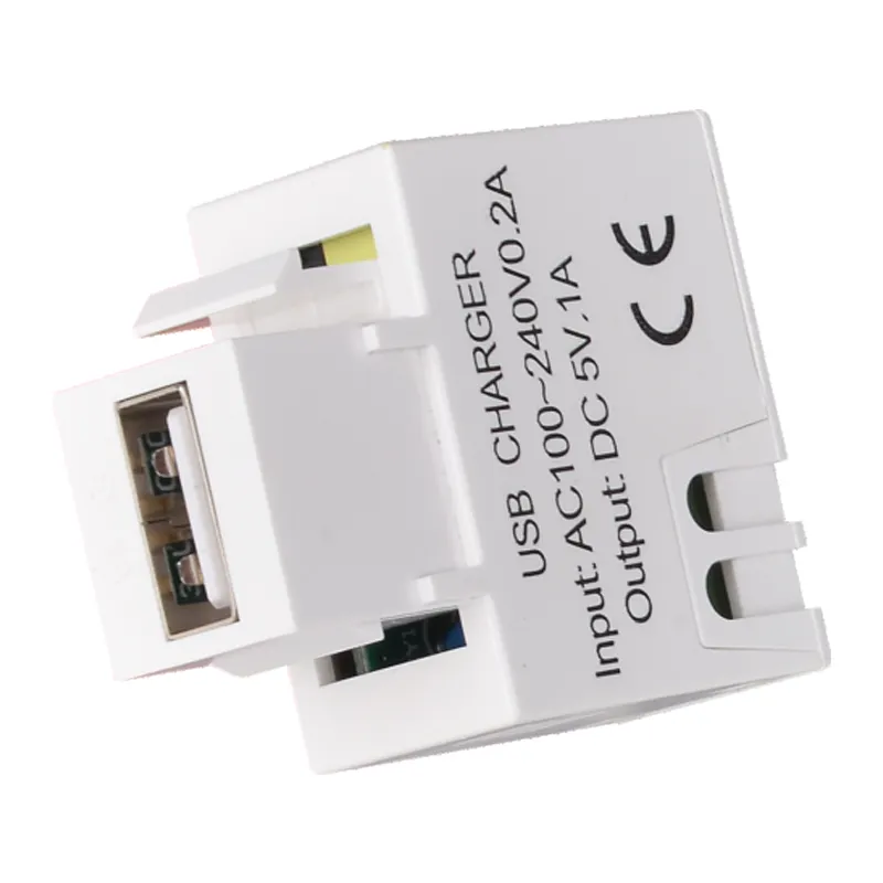 NEPCI Keystone type USB charger XJY-USB-34-5V/1A USB power socket outlet universal Type A USB charging module