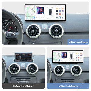 Système d'infodivertissement automobile Android DUDU7, décodage DSD, navigation au niveau de la voie, <span class=keywords><strong>GPS</strong></span> double bande de précision pour Audi A1 2012-2018 - Product Image 4