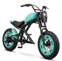 Motor Listrik Retro Chopper 750W, Cruiser Vintage, E-Bike, Starter Tanpa Kunci, Ban Tebal, Buatan China, Untuk Dewasa