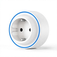 Prise standard européenne avec voyant lumineux 32A 220V, boîtier PC ignifuge, fonction d'auto-test, protection IP21, usage commercial