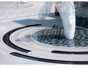 Sculpture en acier décorative moderne extérieure publique personnalisée Statue en métal énorme <span class=keywords><strong>baleine</strong></span> blanche - Product Image 2