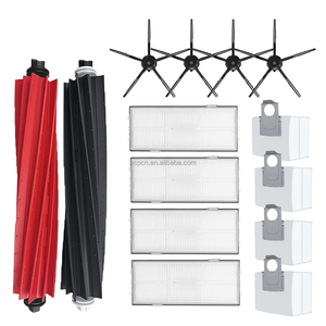 แปรงหมุนหลักด้านข้างตัวกรองถุงเก็บฝุ่น HEPA สำหรับ S8 G20 <span class=keywords><strong>Xiaomi</strong></span> roborock + S8 <span class=keywords><strong>Pro</strong></span> หุ่นยนต์ดูดฝุ่นบวกพิเศษอะไหล่เสริม - Product Image 6