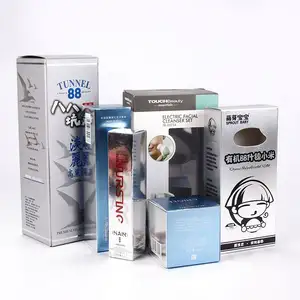Cardboard Folding Skincare Cosmetics Perfume Cream Packaging Box Custom Full Color Skin Care Box Accept Printed Cheaper Paper