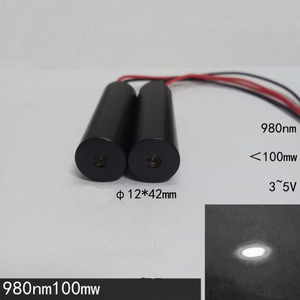 Taidacent odaklanabilir 100mw 980nm kızılötesi IR ayarlanabilir lazer nokta diyot modülü 3V 5V 12V 24V soğuk Spot ışık dokunmatik lazer kafası - Product Image 2