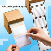 Kit de Rollos de Notas Adhesivas de Alta Calidad, Personalizable, con Sistema de Extracción y Almacenamiento, Material de Oficina