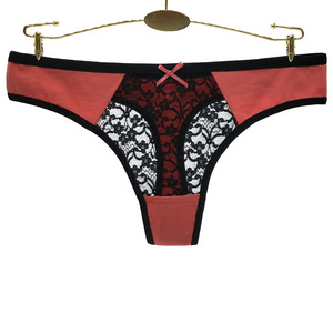Nieuwste aanbieding: Schattig jong meisje draagt lage taille <span class=keywords><strong>thong</strong></span> G-string kant slipjes <span class=keywords><strong>sexy</strong></span> doorschijnend transparant damesondergoed - Product Image 5