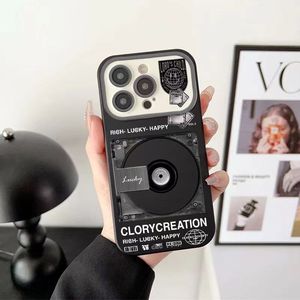 Lecteur de musique CD Record pour étuis <span class=keywords><strong>iPhone</strong></span> 15 Pro Max 13 14 12 <span class=keywords><strong>11</strong></span> XR XS Film galvanoplastie grande fenêtre couverture complète étanche - Product Image 2