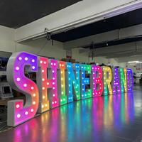 Letras LED 'Cásate Conmigo', Bombillas LED, Alfabeto Luminoso, Número de Dirección, Transformador, Control Remoto, Soporte de Pared, AC 110-220V, Decoración