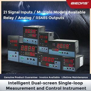 Цифровой контроллер температуры BIEDAS BYD/CH-A1 с универсальным входом для трубопроводов нефти и газа, с дисплеем и креплением Snap-in - Product Image 6