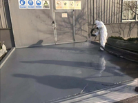 Scellant imperméable à haute élasticité en polyurée, coulis cimentaire liquide résistant à la chaleur pour la construction en béton en extérieur