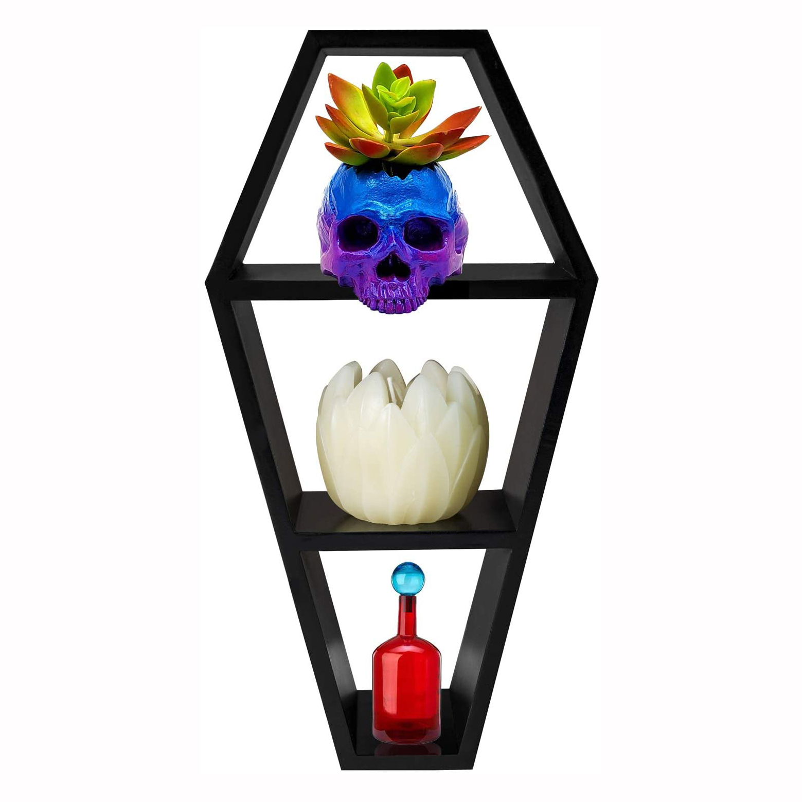 Полка настольная с открытой спиной для украшения дома на Хэллоуин