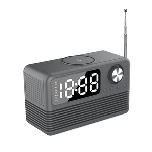 Réveil numérique LED Redwingy <span class=keywords><strong>BT510</strong></span> avec haut-parleur, subwoofer stéréo, haut-parleur sans fil avec charge rapide sans fil 15W, radio - Product Image 3