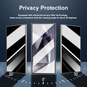 Tự động căn chỉnh chống bụi bảo vệ màn hình riêng tư cho Samsung <span class=keywords><strong>Galaxy</strong></span> S24 Ultra Tempered Glass bảo vệ màn hình - Product Image 6