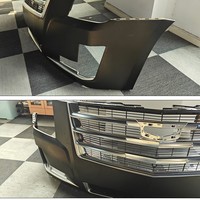 Calandre avant noire brillante en ABS, remplacement OEM pour Cadillac Escalade High Trim 2015-2020, pour modification de SUV, vente en gros