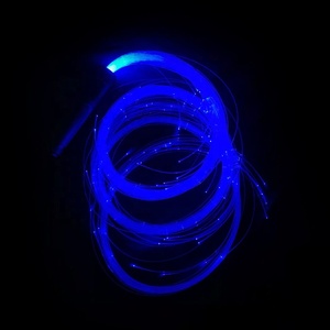Látigo de Fibra Óptica con Luces LED Intermitentes |   Accesorios de Baile Luminosos Multicolores para Fiestas Rave - Product Image 3