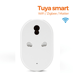 South Africa Tuya WiFi Smart Socket 16A 230V Smart Life APP Remote Control Timer Schedule Voice Control <strong>Power</strong> <strong>Metering</strong> <strong>Plug</strong> - Product Image 1
