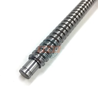 Ball Screw YOSO SFU 2504/2505/2510, Biaya Efektif Tinggi, Proses Akhir CNC Baru, Baja C7 Presisi, Mur Lead Screw, Bearing Screw Nut