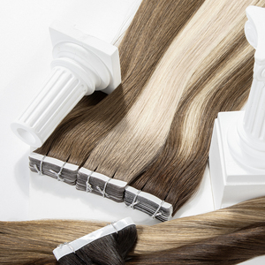 LeShine <b>Russian</b> Custom Ombre Remy Tape Ins Double Drawn Tape in Hair Extensions 100 Human Hair - Product Image 3