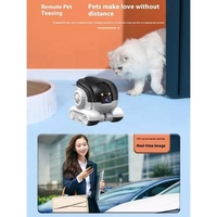 Caméra Robotique pour Chien avec Suivi Automatique, Vision Nocturne Claire 1080P, Intercom Bidirectionnel, Zoom Optique 10x-20x, Angle Large 166°