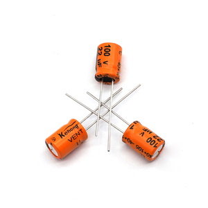 Nhà máy tùy chỉnh rò rỉ thấp tụ điện điện phân <span class=keywords><strong>100V</strong></span> <span class=keywords><strong>22UF</strong></span> cam Pet ỐNg Lót nhôm tụ điện - Product Image 5
