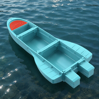 Bateau de pêche en PE détachable, léger, écologique, durable et portable pour la pêche de loisir