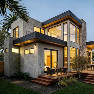 Villa de luxe à prix abordable, nouveau style, structure en acier léger, atelier préfabriqué, maison de vacances préfabriquée, villa à vendre - Product Image 3