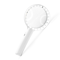 Elvis 2X Handheld Pocket Magnifier with 90mm Optical Glass Lens Portable for Reading & Inspection