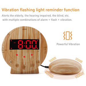 <span class=keywords><strong>Réveil</strong></span> sonique moderne double extra fort Style bombe à retardement Affichage numérique avec fonction vibrante Couleur de transfert d'eau parfaite - Product Image 3