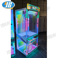 Machine de jeu d'arcade attrape-poupées à griffes bleues pour entreprise, pour la capture de jouets, mini, à monnayeur