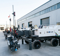 Machine à lisser le béton laser 4x4 haute performance avec autonomie de 15h pour la stabilisation des bases industrielles