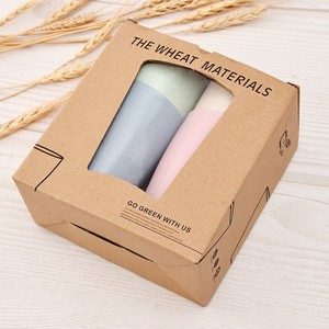 Wheat Straw <b>Cups</b> for Kids, 13.5 oz Reusable <b>Drinking</b> Glasses Set, BPA-Free, 4 Pack - Product Image 3