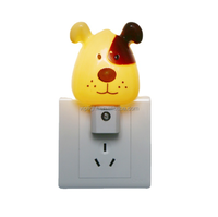 Fourniture directe du fabricant chambre de bébé enfants 4W C7 interrupteur manuel on off kitty veilleuse chat lampe de nuit