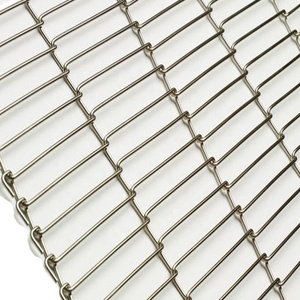 Kim loại thép không gỉ Chuỗi liên kết cân bằng dệt dây lưới băng tải - Product Image 3