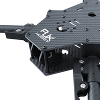 Kit de châssis pliable en fibre de carbone RJXHOBBY A6 15 pouces pour drone de course FPV RC