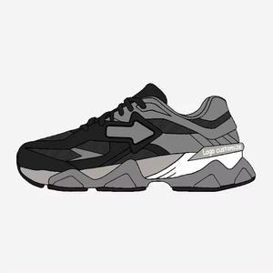 9060 TOP Customized LOGO Factory Direct Sales Designer Sports <strong>Shoes</strong> New 9060 <strong>Shoes</strong> Sneakers - Product Image 2