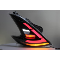 Feux arrière LED complets DK Motion pour Nissan 370z Z34 2008-2019, état neuf, systèmes d'éclairage automobile, accessoires de voiture
