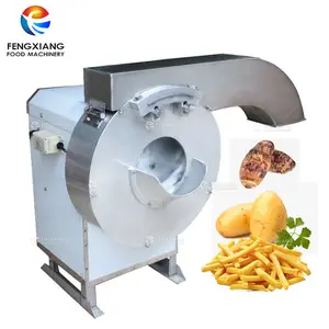 FC-502 otomatik patates kızartması kesme makinası patates doğrayıcı zencefil taro parçalama makinesi