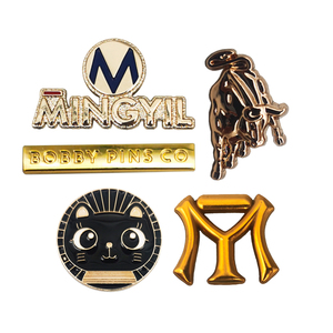 Chất Lượng Cao Quần Áo Kim Loại Nhãn Hiệu Nhãn Hiệu Logo Thư Tay Khâu Phần Cứng Thư Nhãn Quần Áo Logo Thương Hiệu - Product Image 4