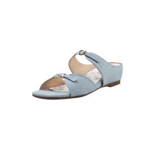 2026 Spring New Sweet Style Wedge Heel Open Toe Fashion Versatile Slippers Genuine Leather One-Strap <b>Sandals</b> for Women - Product Image 1