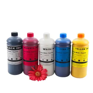 Pretreatment tecido líquido T-shirt de algodão de impressão DTG têxtil pigmento de tinta para EPSON 1390 1400 1430 R2000 4880 F2000 máquina